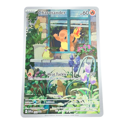 Pokémon Charmander SVP 044 English Full-Art Promo LP