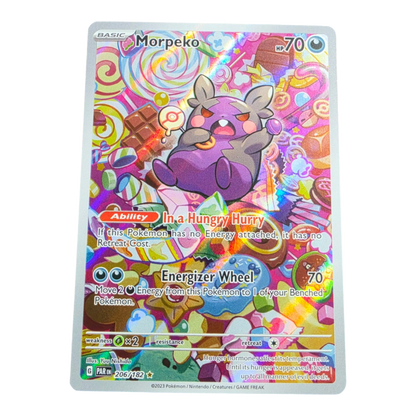 Pokémon Morpeko 206/182 Paradox Rift English IR Near Mint