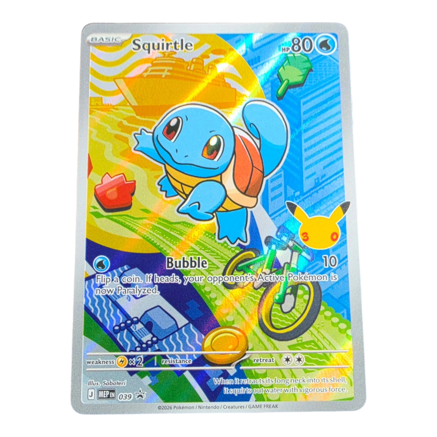 Pokémon Squirtle MEP 039 Mega Evolution Promo English NM