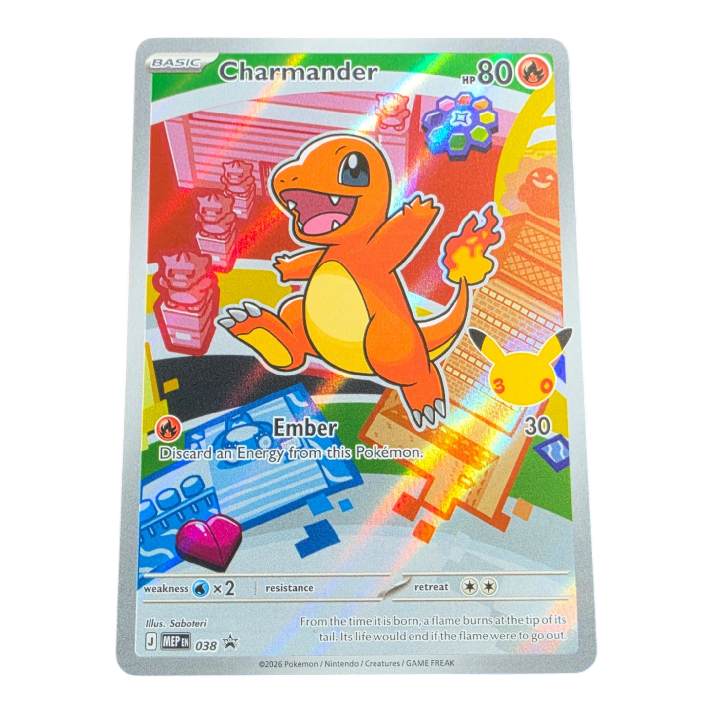 Pokémon Charmander MEP 038 Mega Evolution Promo English NM