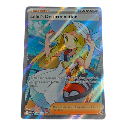 Pokémon Lillie’s Determination 169/132 Mega Evolution Ultra Rare NM