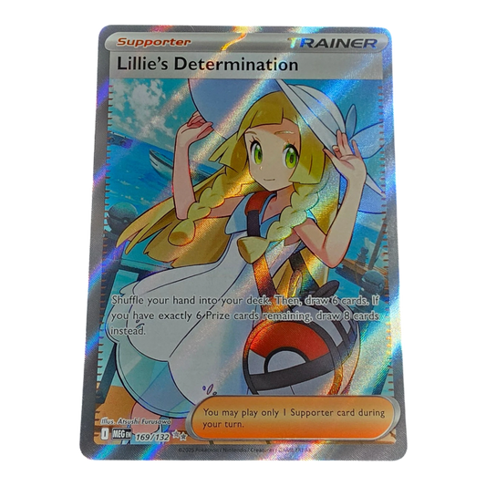Pokémon Lillie’s Determination 169/132 Mega Evolution Ultra Rare NM