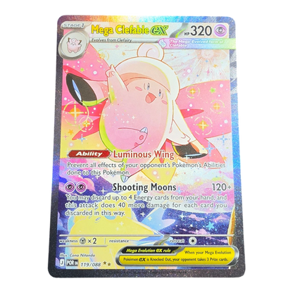 Pokémon Mega Clefable ex 119/088 Perfect Order English SIR NM