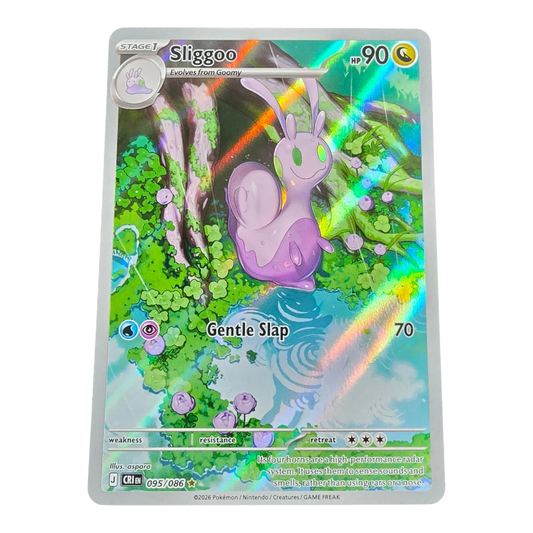 Pokémon Sliggoo 095/086 Chaos Rising English Illustration Rare NM
