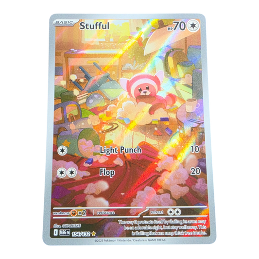 Pokémon Stufful 154/132 Mega Evolution English Illustration Rare NM