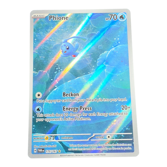 Pokémon Phione 175/167 Twilight Masquerade English IR NM