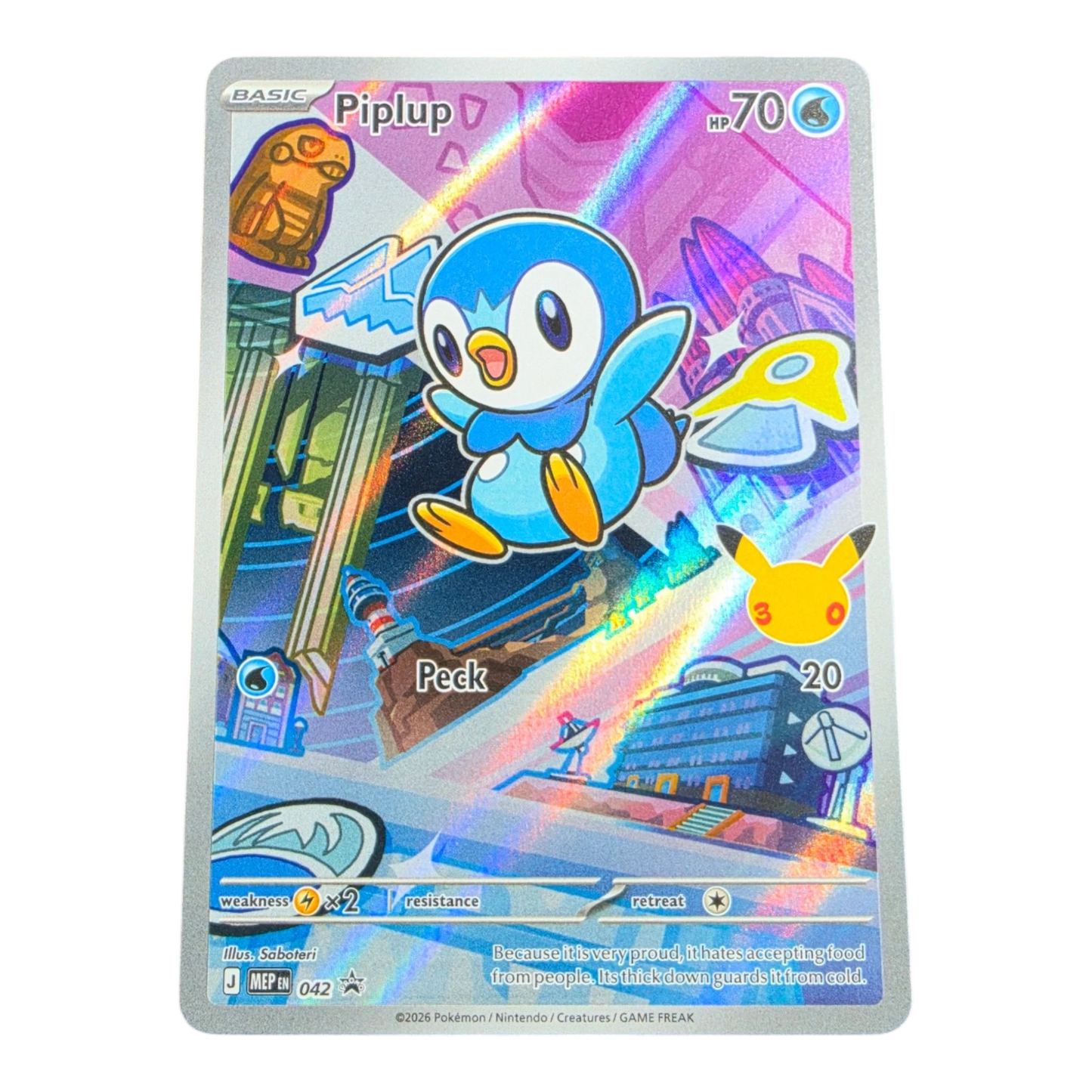 Pokémon Piplup MEP 042 Mega Evolution Promo English NM