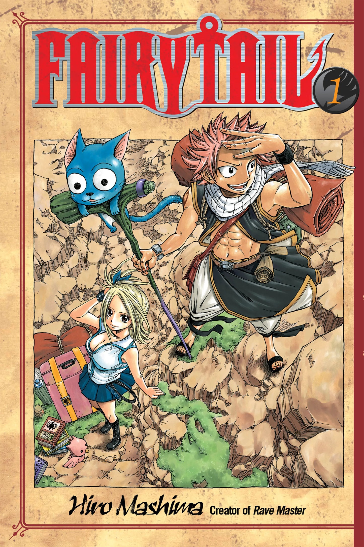 FAIRY TAIL Vol. 1 English Manga Paperback book cover