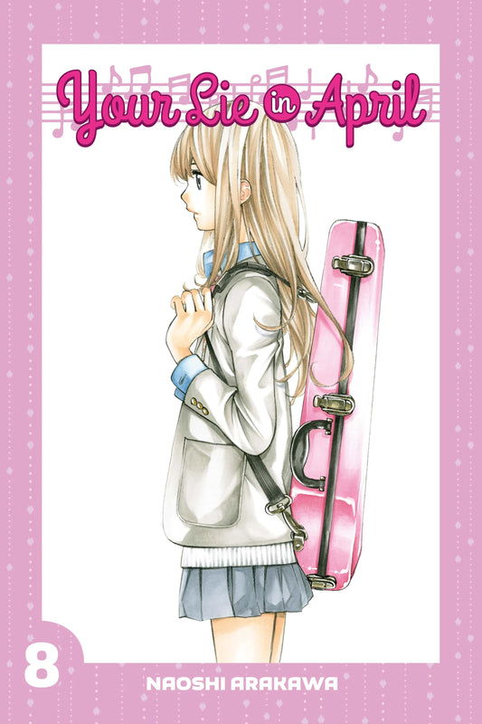 Your Lie in April Vol. 7 English Manga Paperback book cover