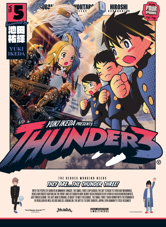 Thunder 3 Vol. 4 English Manga Paperback book cover
