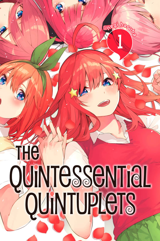The Quintessential Quintuplets Vol. 1 English Manga Paperback book cover