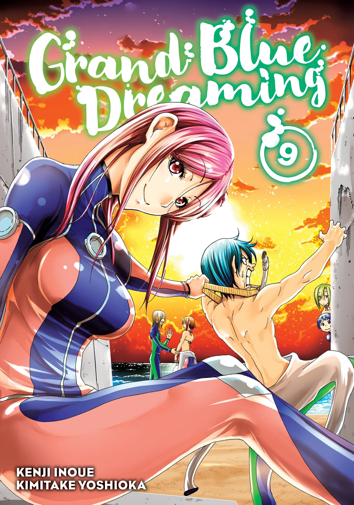 Grand Blue Dreaming Vol. 8 English Manga Paperback book cover