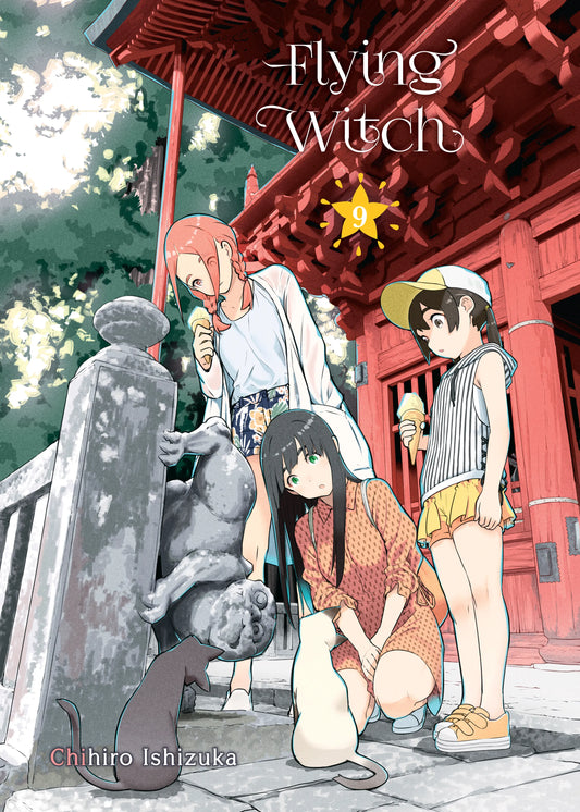 Flying Witch Vol. 8 English Manga Paperback book cover