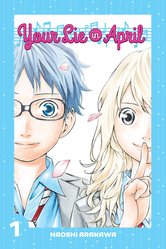 Your Lie in April Vol. 1 English Manga Paperback book cover