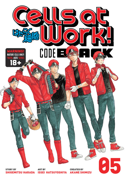 Cells at Work! CODE BLACK Vol. 4 English Manga Paperback book cover