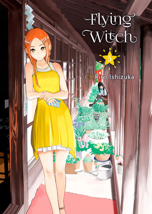 Flying Witch Vol. 4 English Manga Paperback book cover