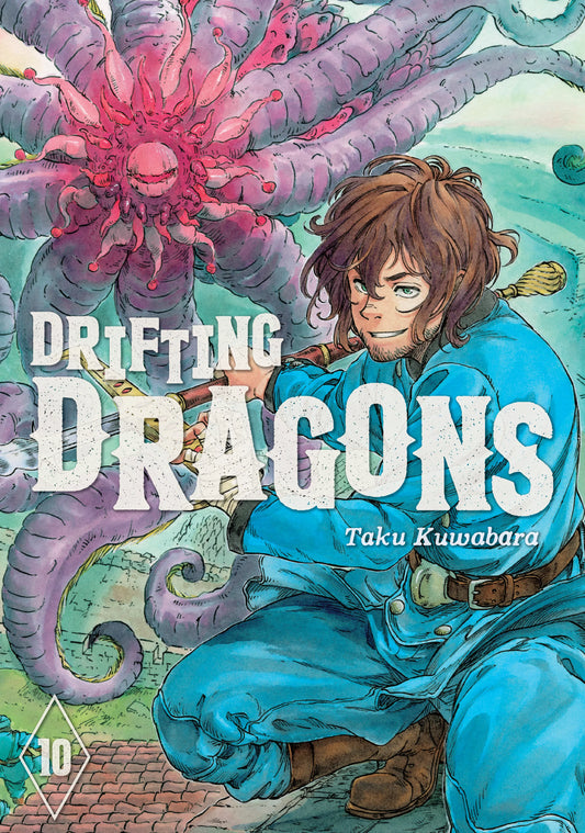 Drifting Dragons Vol. 9 English Manga Paperback book cover