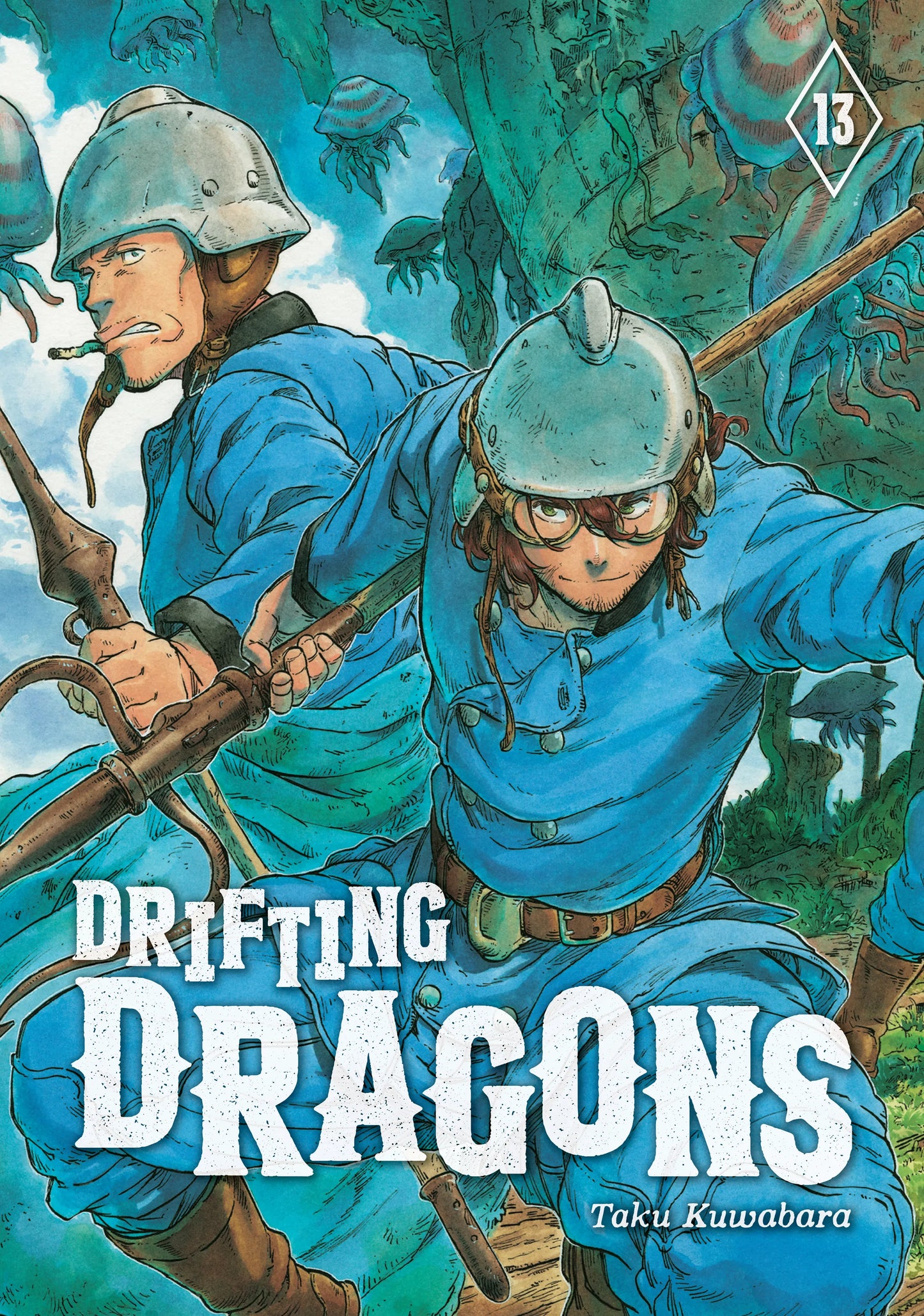 Drifting Dragons Vol. 12 English Manga Paperback book cover