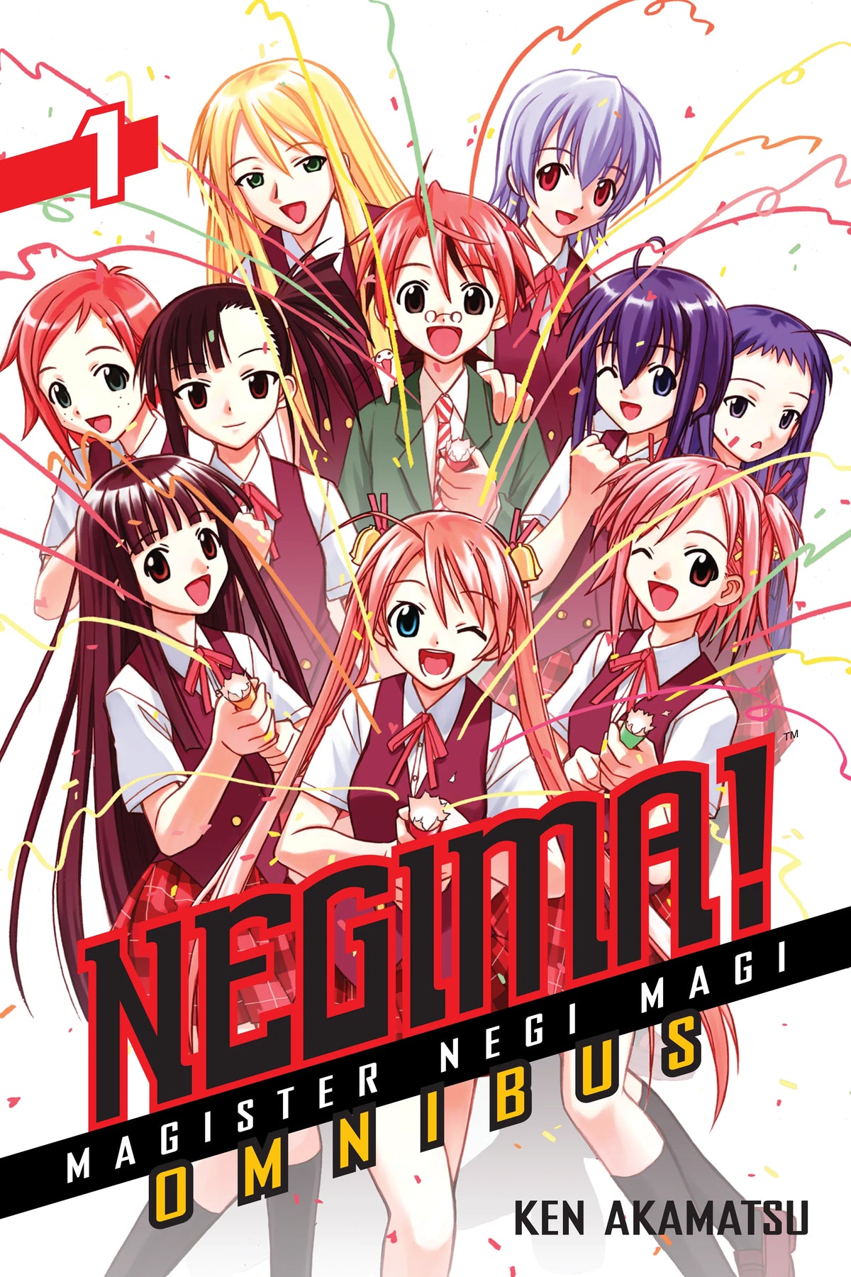 Negima! Omnibus Vol. 1 English Manga Paperback book cover