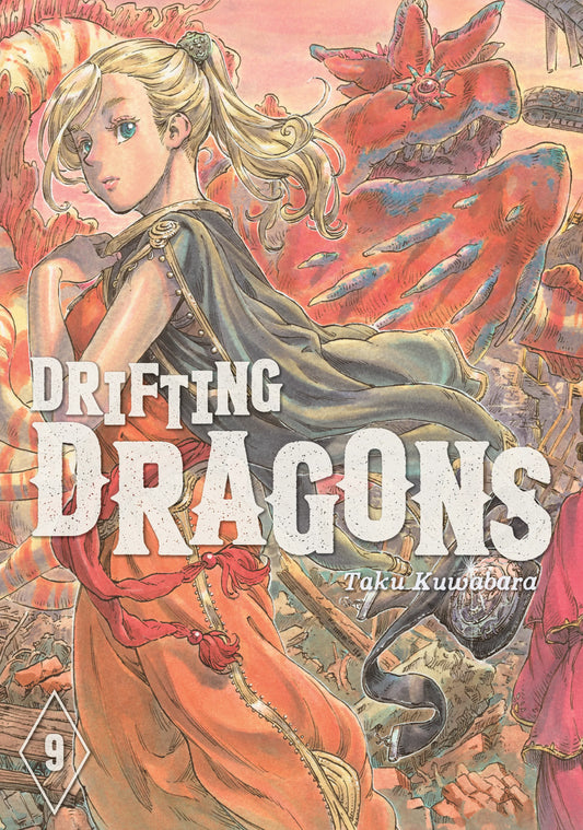 Drifting Dragons Vol. 8 English Manga Paperback book cover