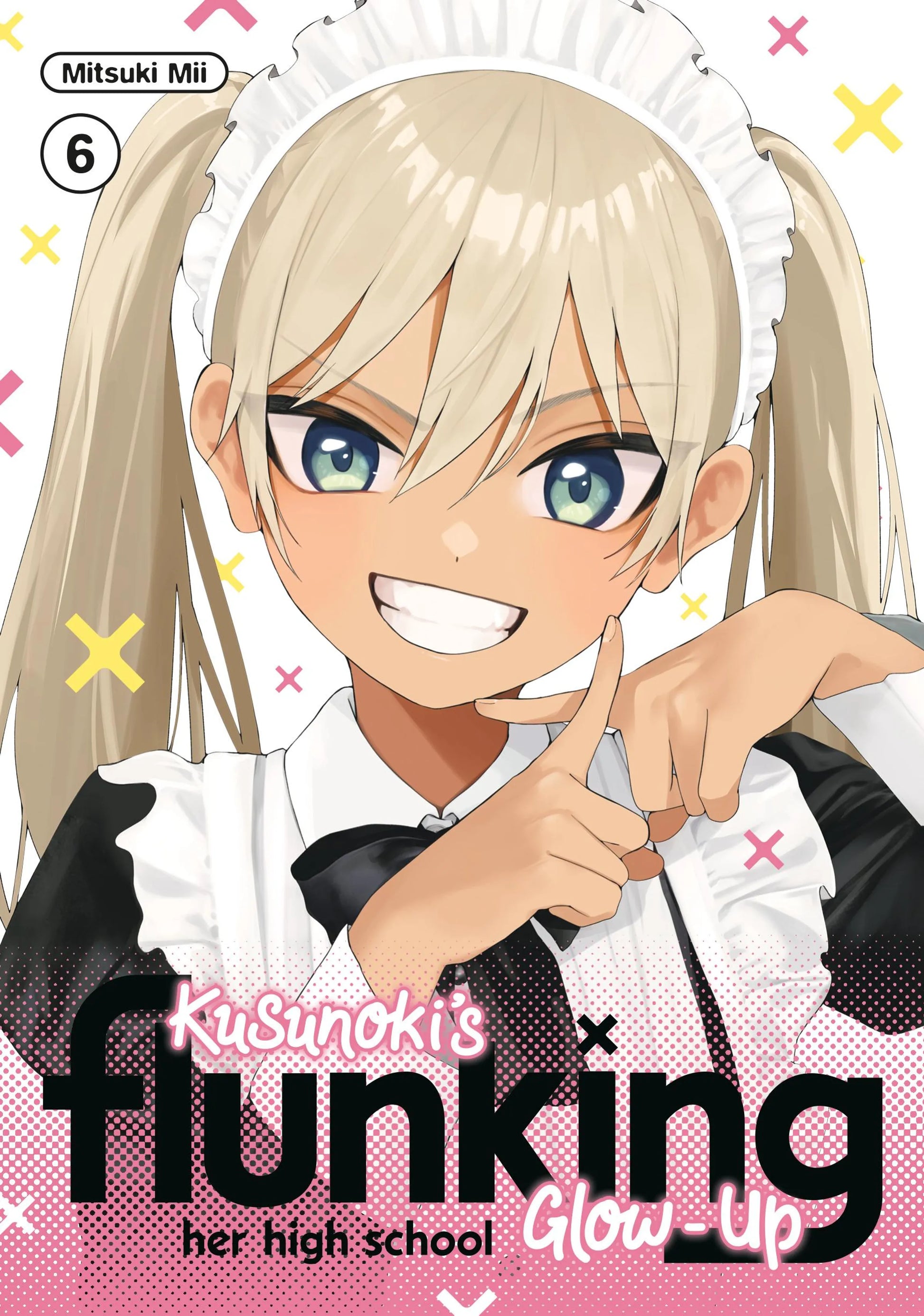 Kusunoki's Flunking Her High School Glow-Up Vol. 5 English Manga Paperback book cover