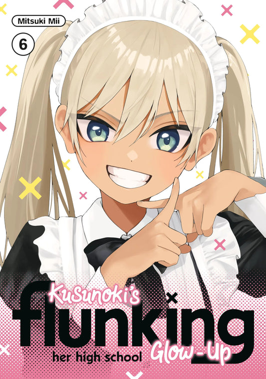 Kusunoki's Flunking Her High School Glow-Up Vol. 5 English Manga Paperback book cover