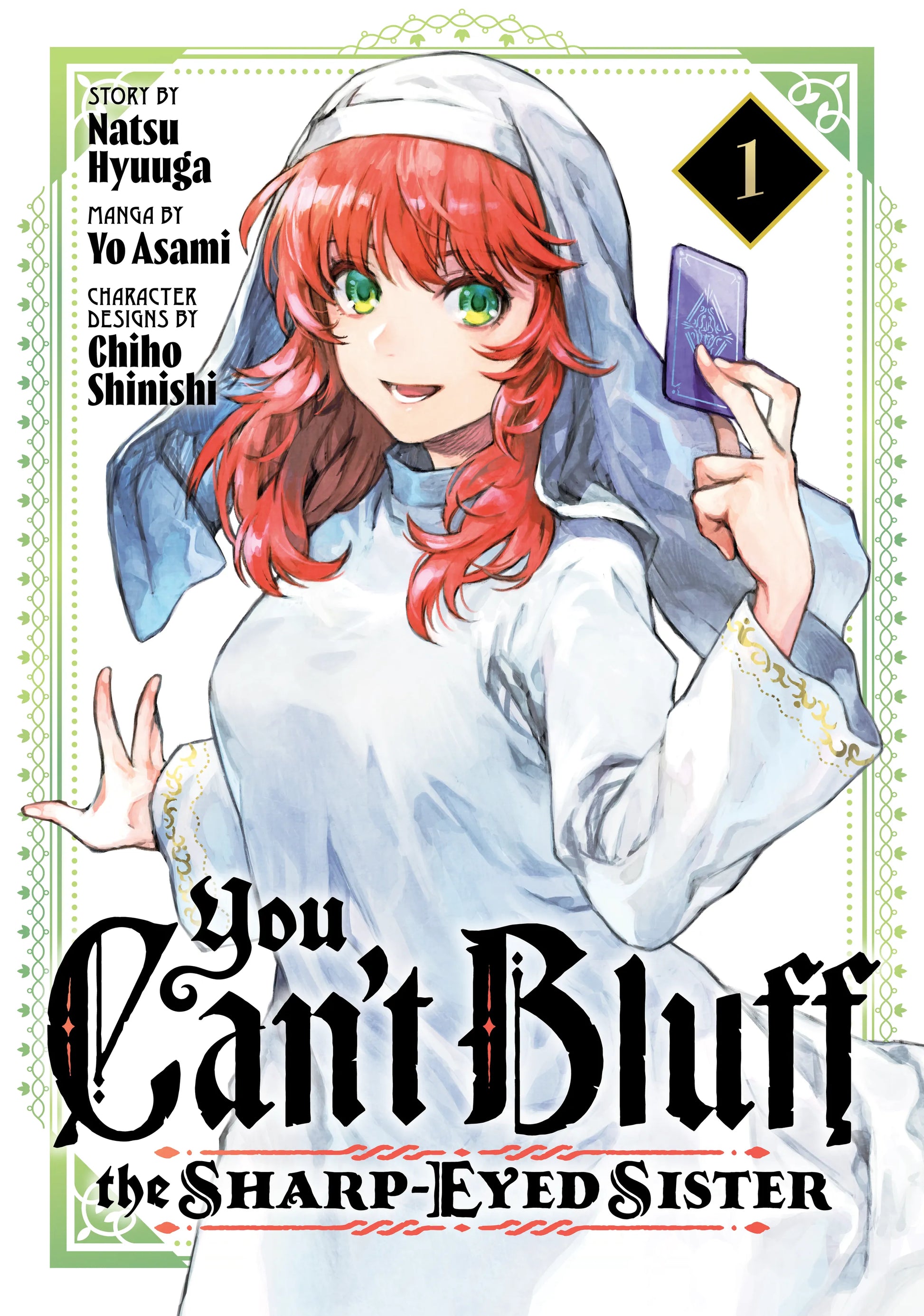 You Can't Bluff the Sharp-Eyed Sister Vol. 1 English Manga Paperback book cover