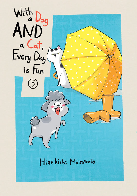 With a Dog AND a Cat, Every Day is Fun Vol. 4 English Manga Paperback book cover