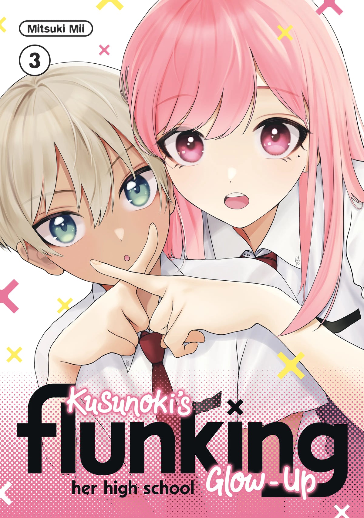Kusunoki's Flunking Her High School Glow-Up Vol. 2 English Manga Paperback book cover