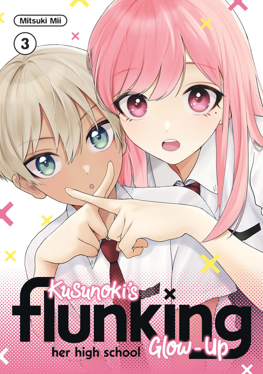 Kusunoki's Flunking Her High School Glow-Up Vol. 2 English Manga Paperback book cover