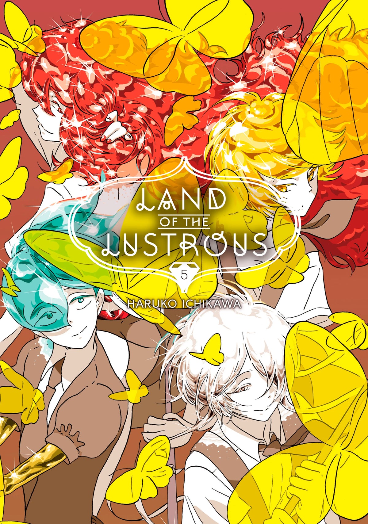 Land of the Lustrous Vol. 4 English Manga Paperback book cover
