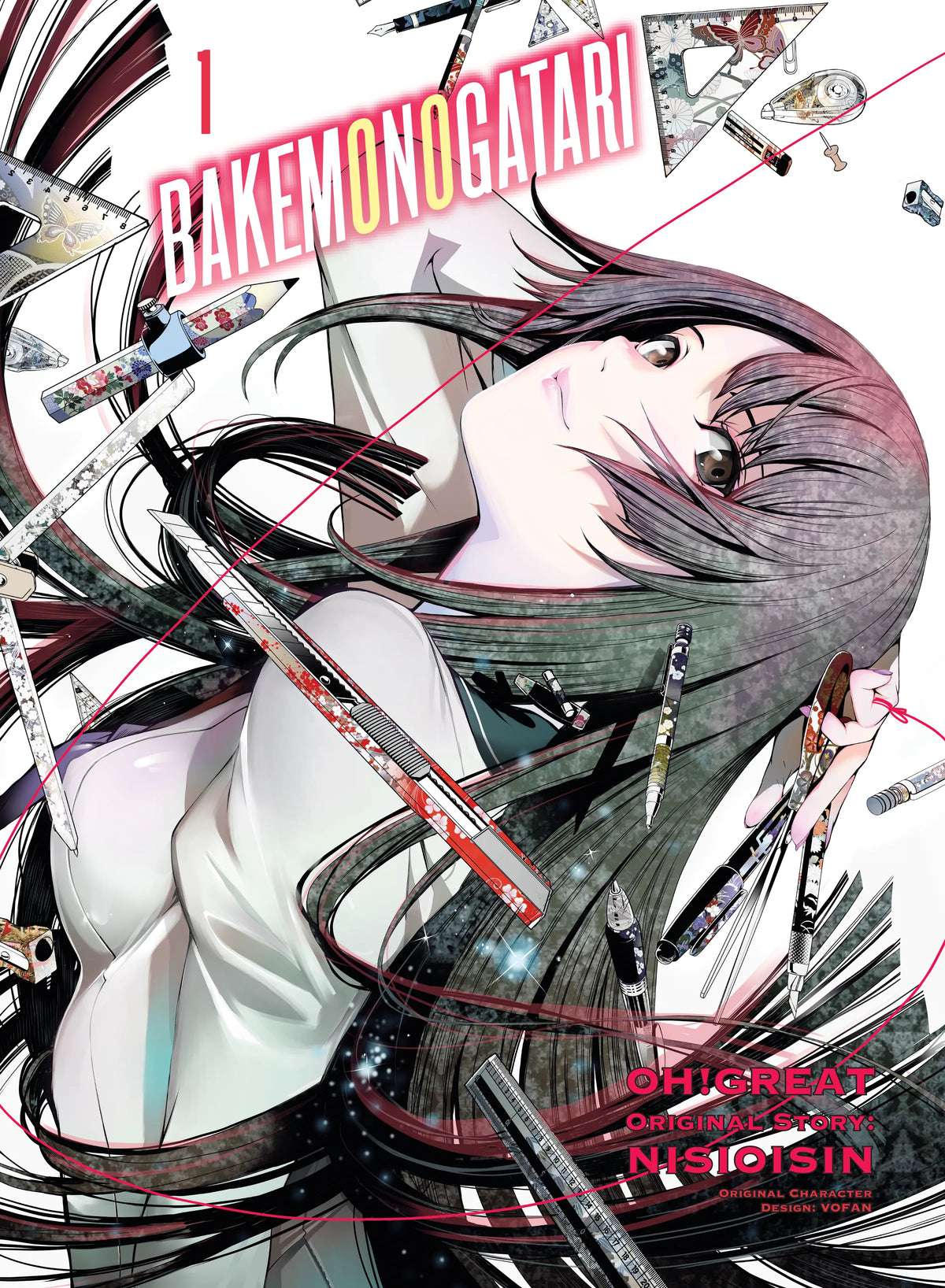 BAKEMONOGATARI Vol. 1 English Manga Paperback book cover