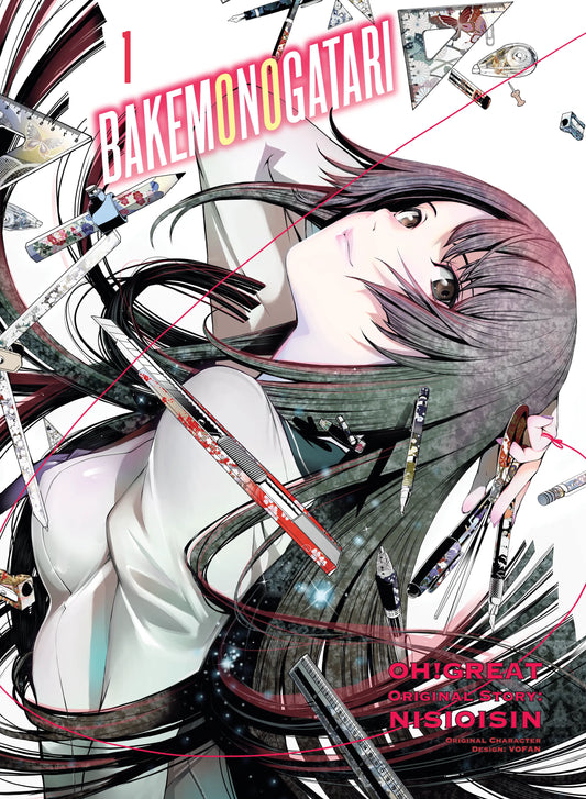 BAKEMONOGATARI Vol. 1 English Manga Paperback book cover