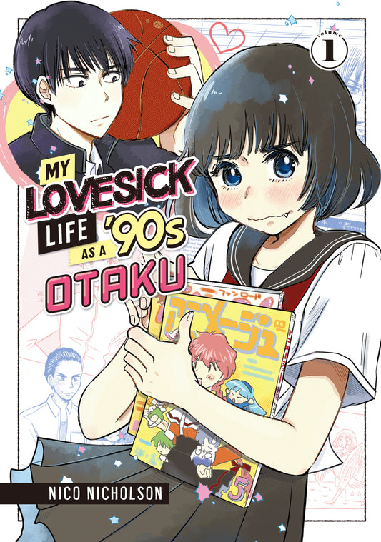 My Lovesick Life as a '90s Otaku Vol. 1 English Manga Paperback book cover