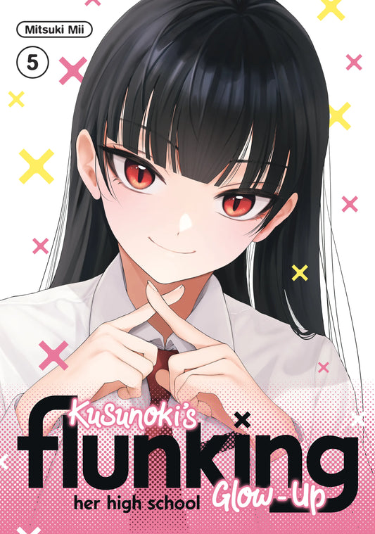 Kusunoki's Flunking Her High School Glow-Up Vol. 4 English Manga Paperback book cover