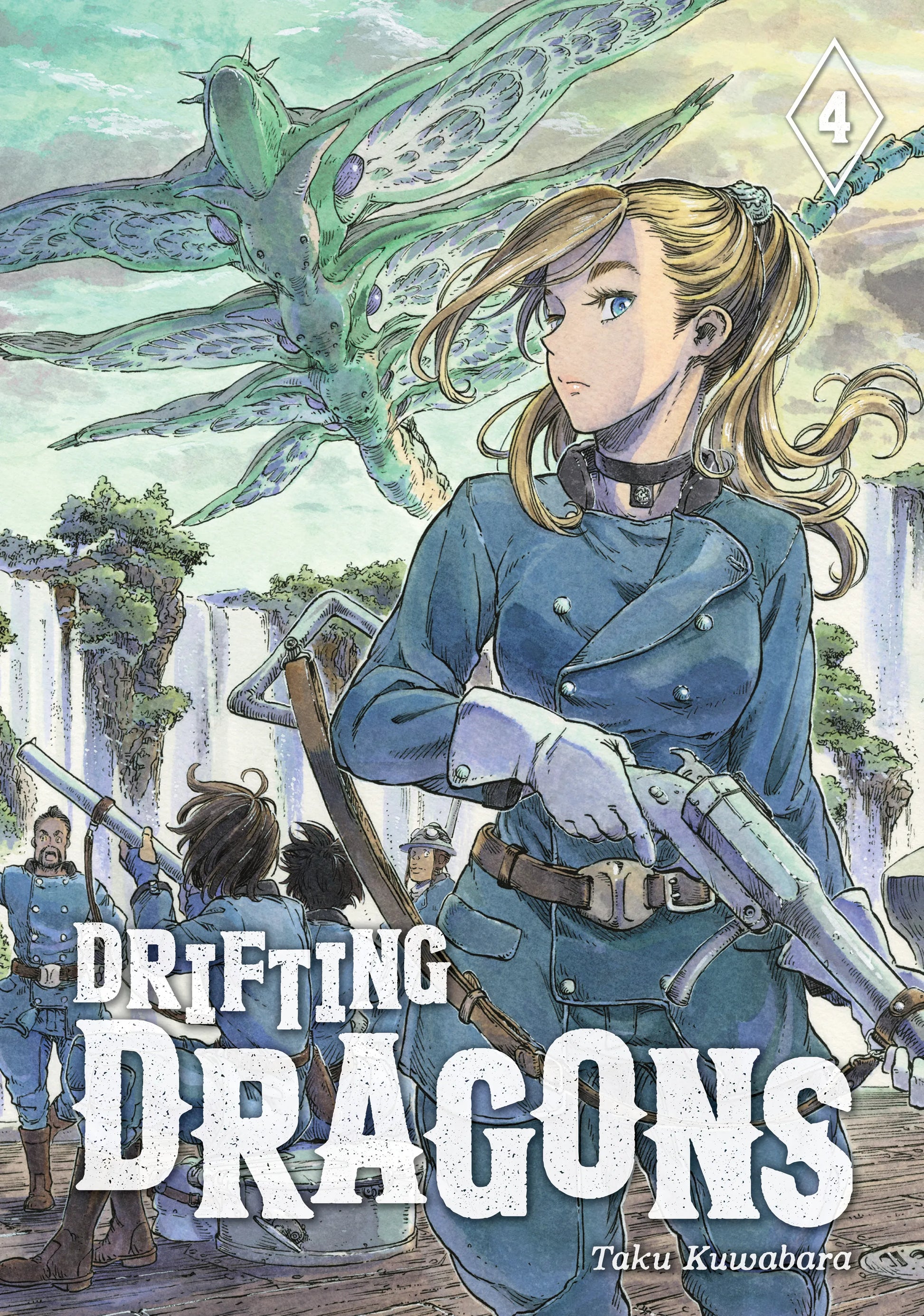 Drifting Dragons Vol. 3 English Manga Paperback book cover
