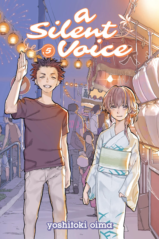 A Silent Voice Vol. 4 English Manga Paperback book cover