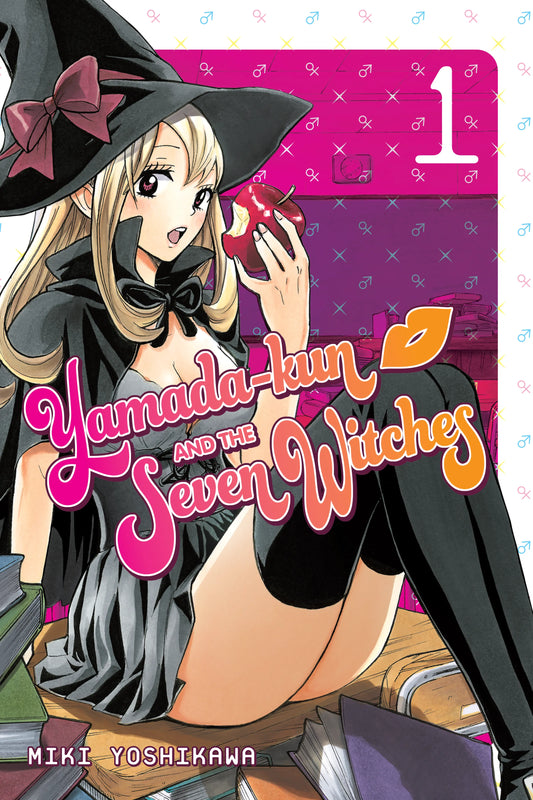 Yamada-kun and the Seven Witches Vol. 1 English Manga Paperback book cover