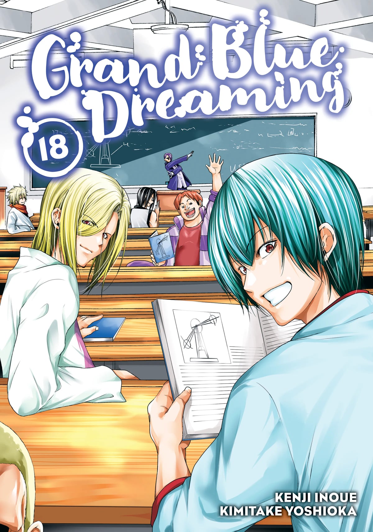 Grand Blue Dreaming Vol. 17 English Manga Paperback book cover