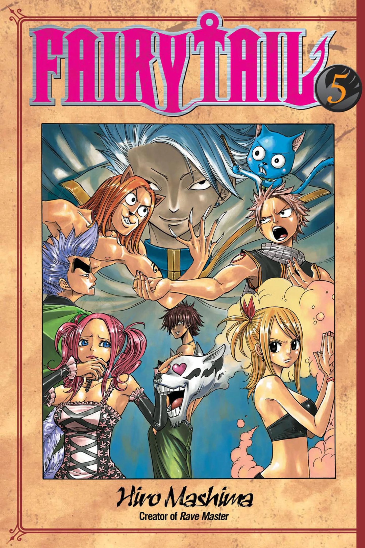 FAIRY TAIL Vol. 4 English Manga Paperback book cover