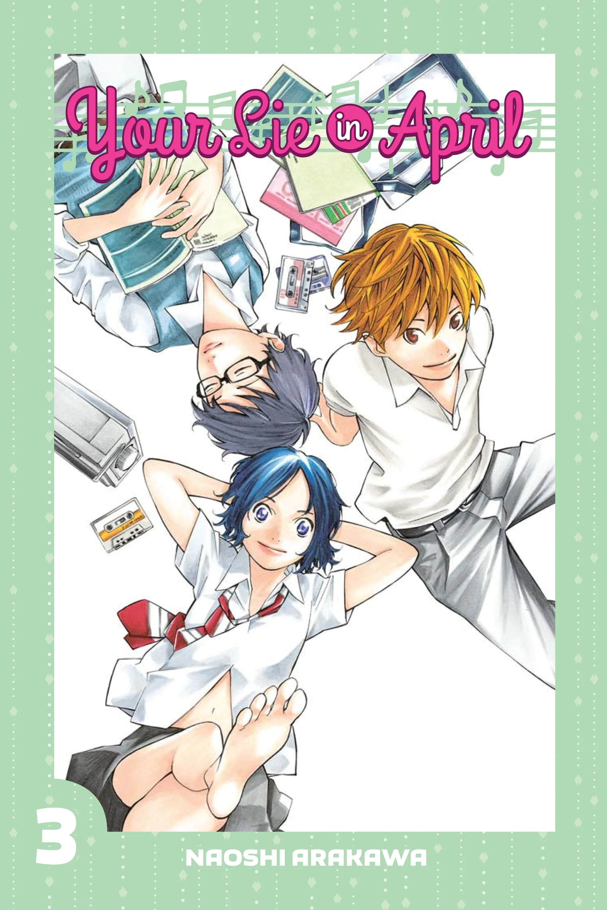 Your Lie in April Vol. 2 English Manga Paperback book cover