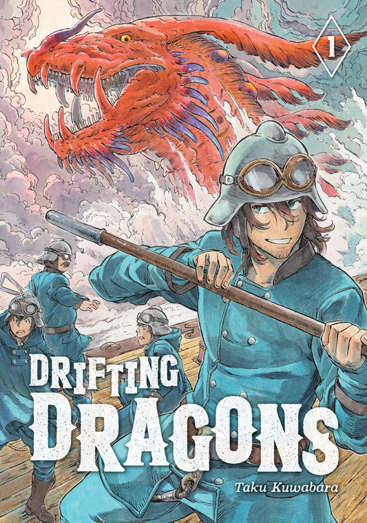 Drifting Dragons Vol. 1 English Manga Paperback book cover
