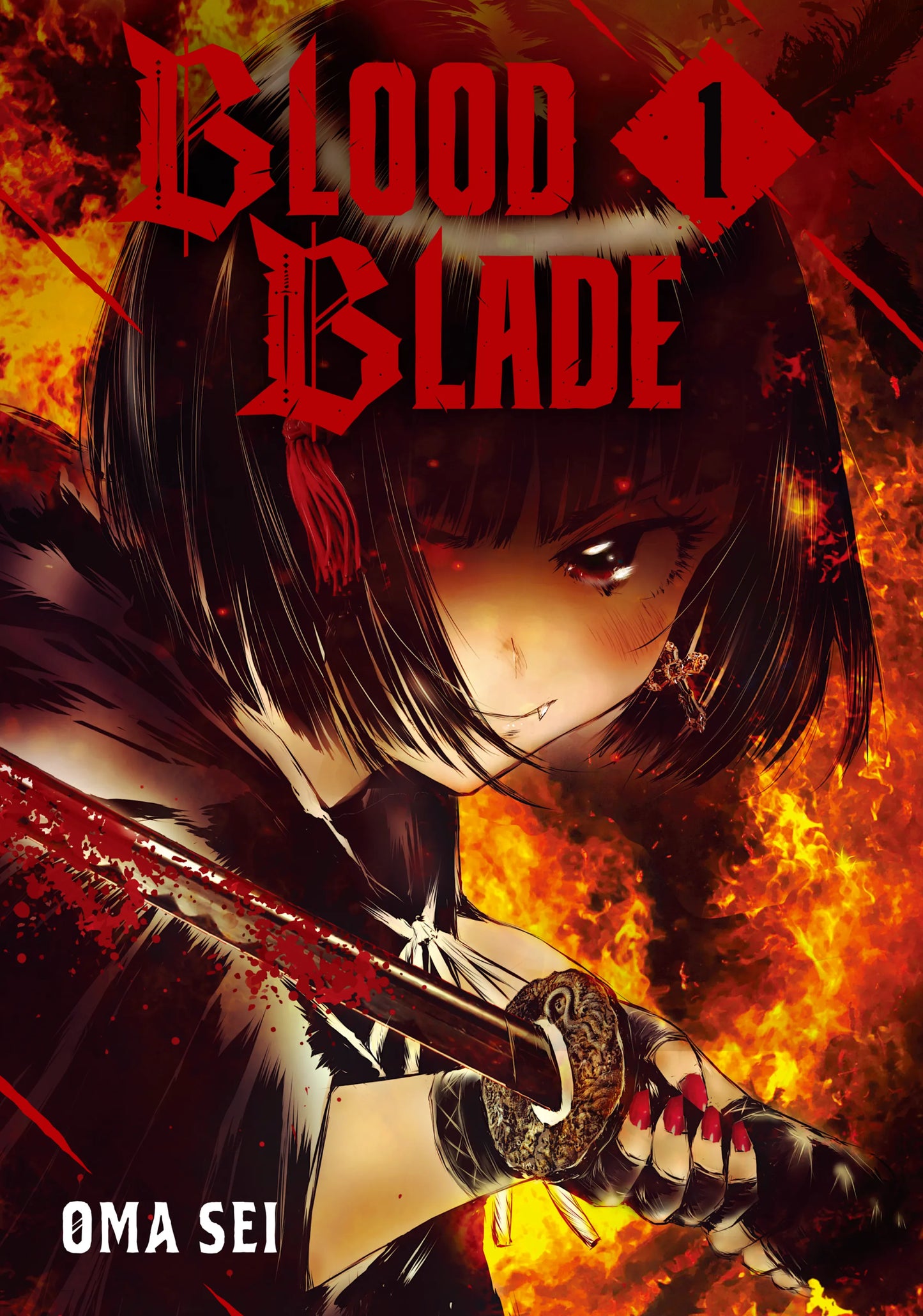 BLOOD BLADE Vol. 1 English Manga Paperback book cover