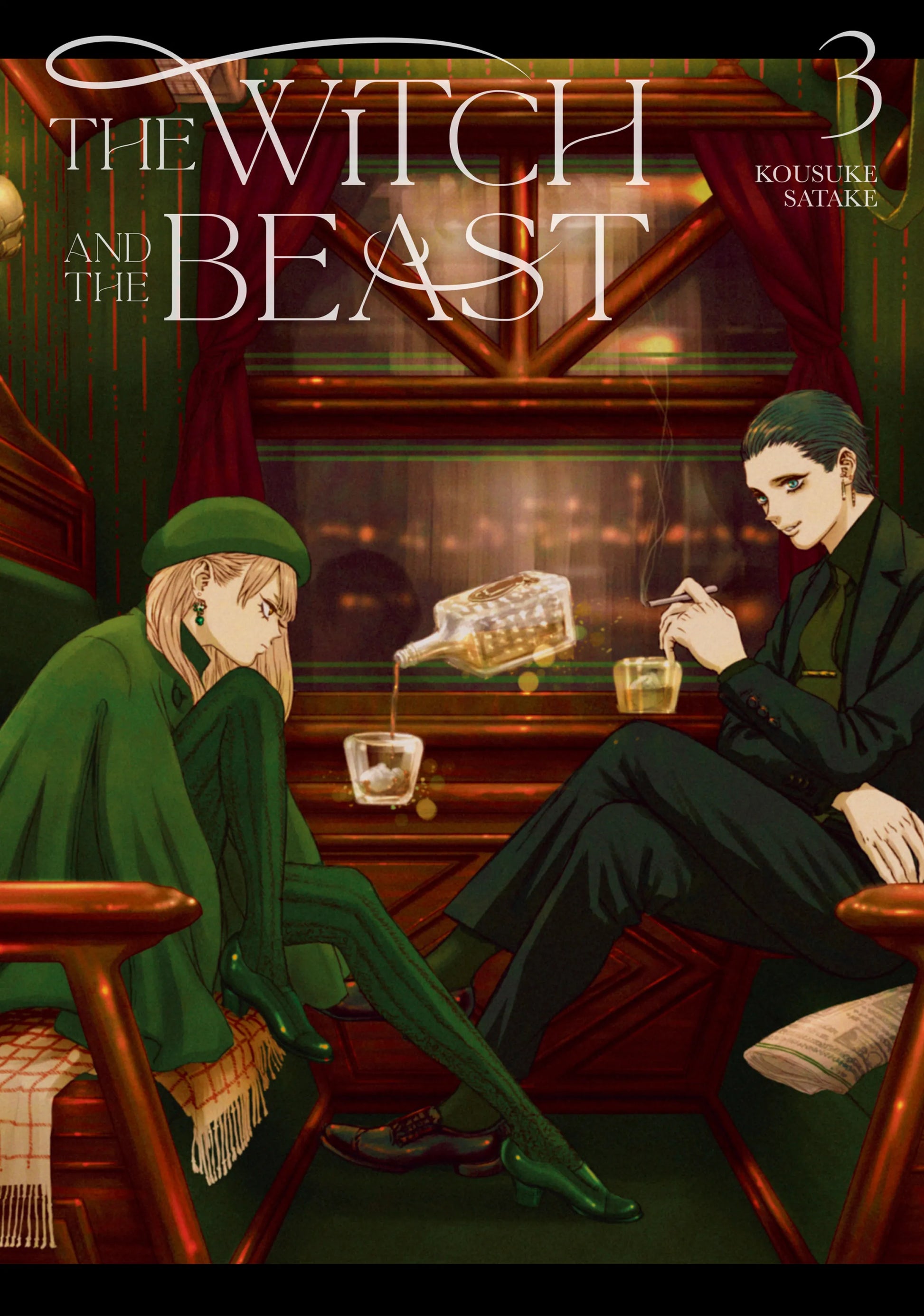 The Witch and the Beast Vol. 2 English Manga Paperback book cover
