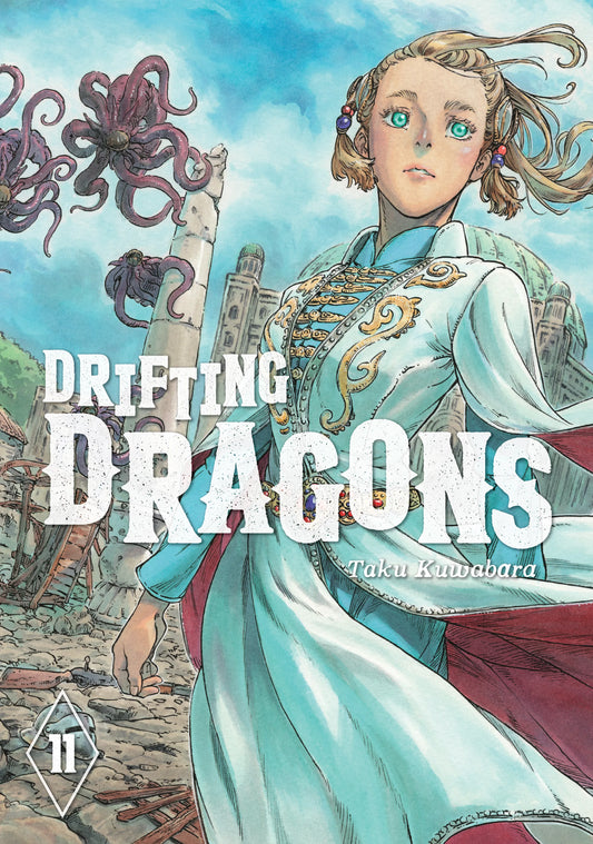 Drifting Dragons Vol. 10 English Manga Paperback book cover