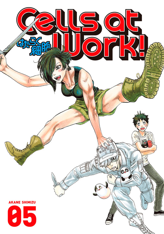 Cells at Work! Vol. 4 English Manga Paperback book cover
