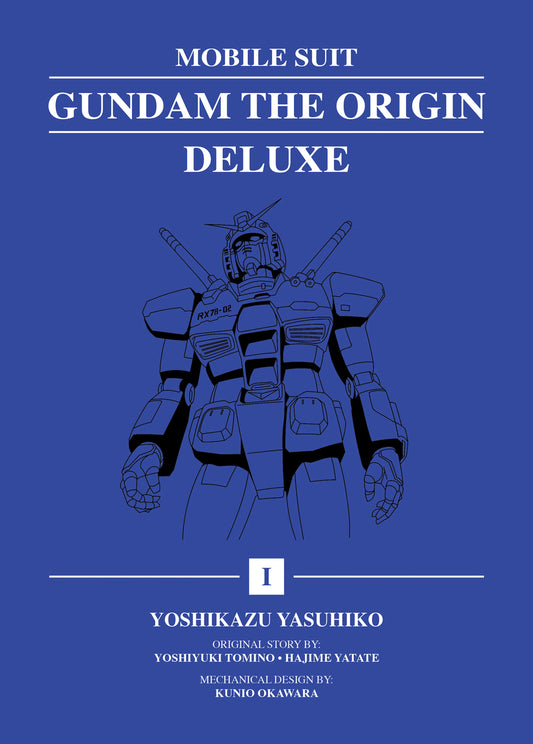 Mobile Suit Gundam: THE ORIGIN Deluxe Vol. 1 English Manga Hardback book cover