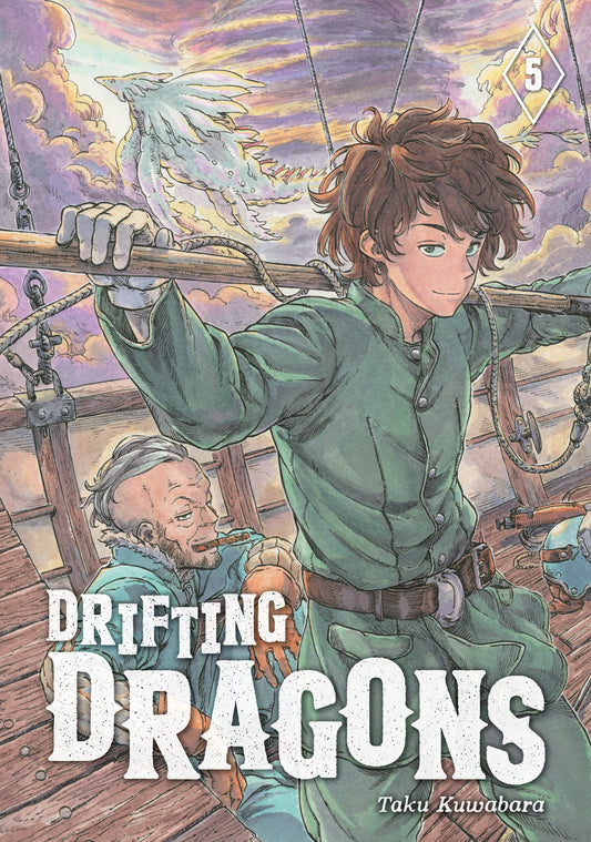 Drifting Dragons Vol. 4 English Manga Paperback book cover