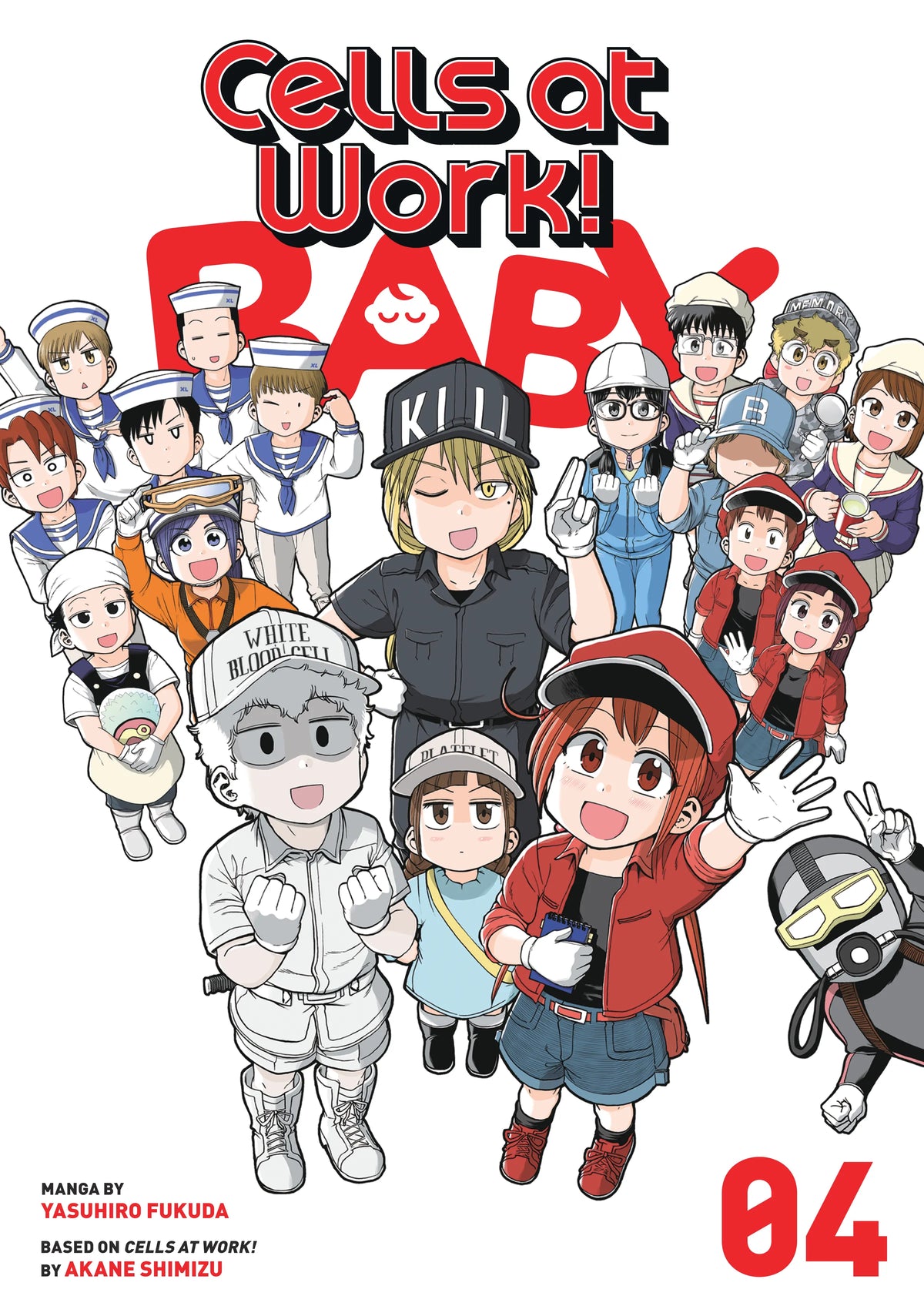Cells at Work! Baby Vol. 3 English Manga Paperback book cover