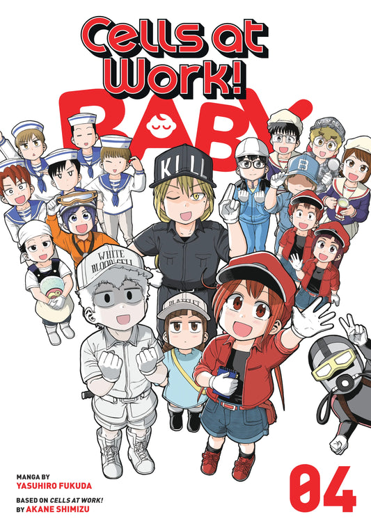 Cells at Work! Baby Vol. 3 English Manga Paperback book cover